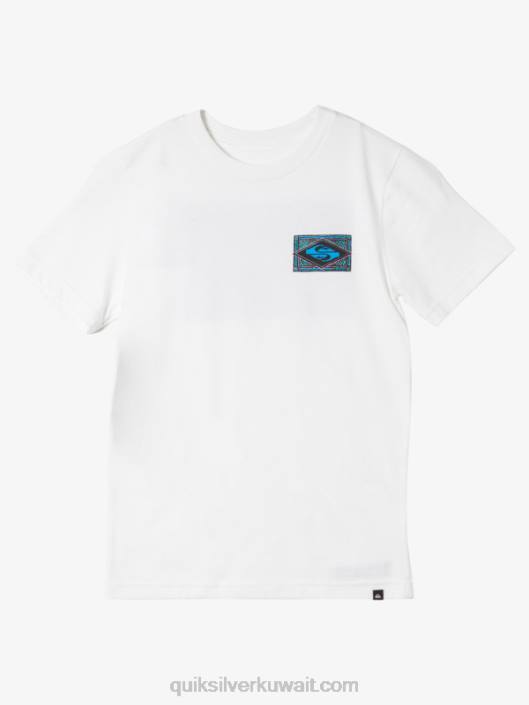 8-16 تيشيرت فيبينج Quiksilver أولاد 68001943 أبيض