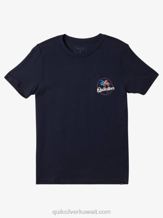 تي شيرت منسم 8-16 نخيل Quiksilver أولاد 68001957 بليزر كحلي