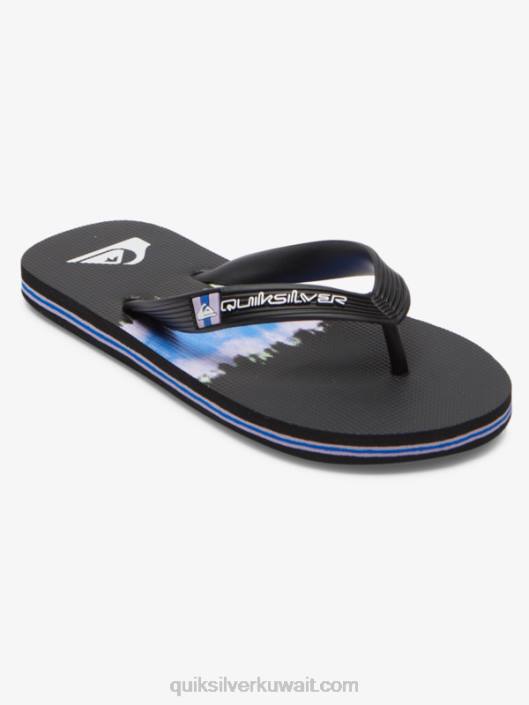 8-16 شبشب مولوكاي Quiksilver أولاد 68002023 أسود