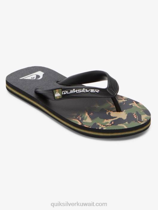 8-16 شبشب مولوكاي Quiksilver أولاد 68002025 أخضر 1