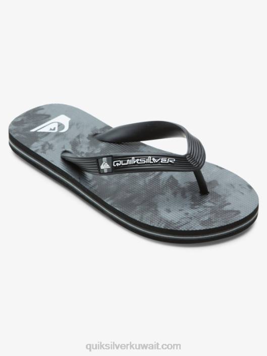 8-16 شبشب مولوكاي Quiksilver أولاد 68002026 أسود / رمادي