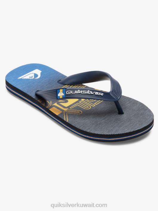 8-16 شبشب مولوكاي Quiksilver أولاد 68002027 برتقالة سوداء