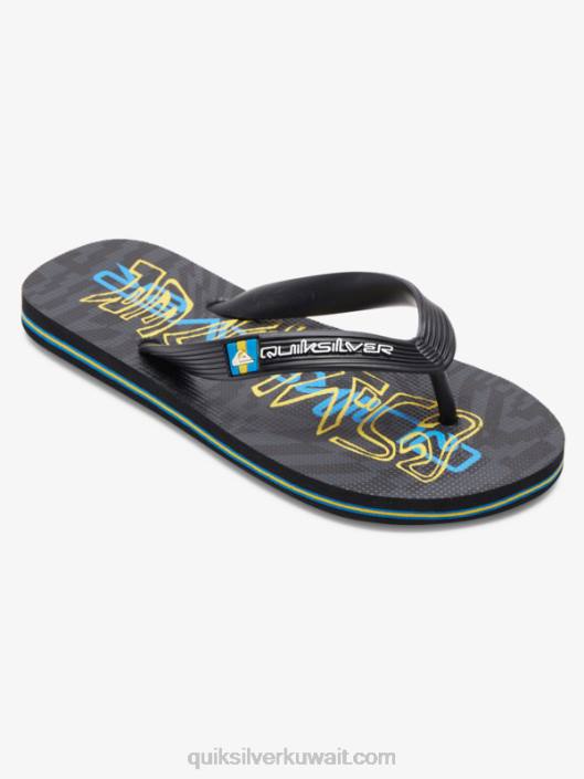 8-16 شبشب مولوكاي Quiksilver أولاد 68002029 أسود