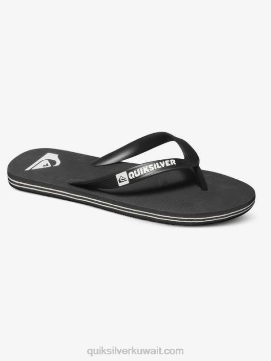 8-16 شبشب مولوكاي Quiksilver أولاد 68002106 أسود / أبيض