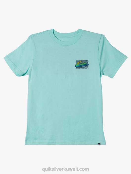 تي شيرت ريترو باهت 8-16 Quiksilver أولاد 68002124 زجاج الشاطئ