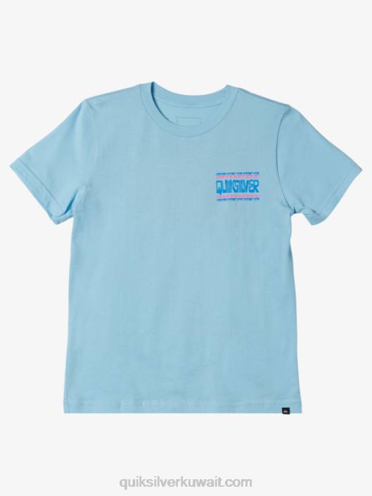 تي شيرت 8-16 إطارات ملتوية Quiksilver أولاد 68002154 السماء الزرقاء