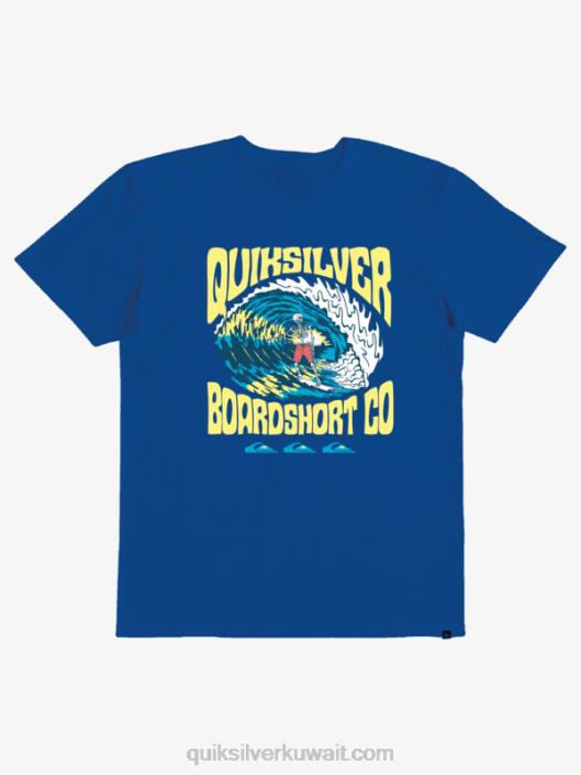 8-16 تي شيرت حياة أعلى Quiksilver أولاد 68002208 اشنركل الأزرق