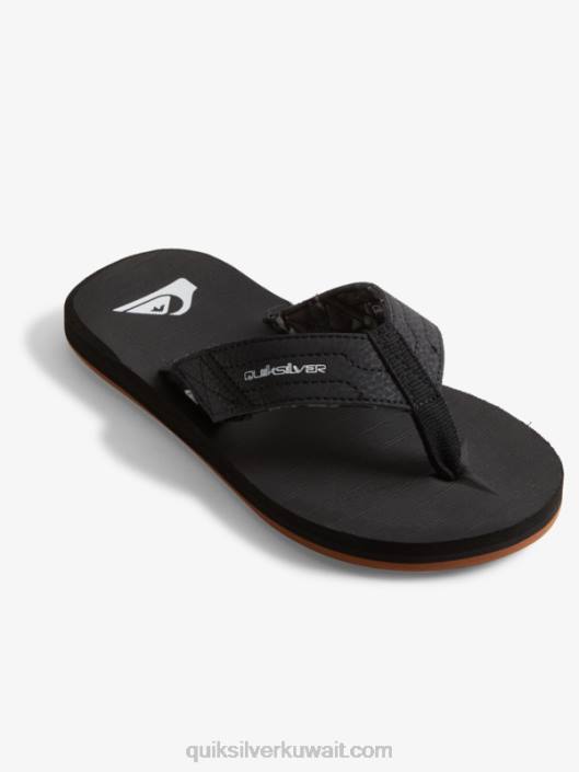8-16 صندل كارفر سويتش Quiksilver أولاد 68002210 أسود / بني