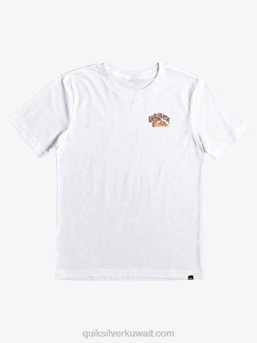 تي شيرت الجارديان 8-16 موجات Quiksilver أولاد 68002229 أبيض