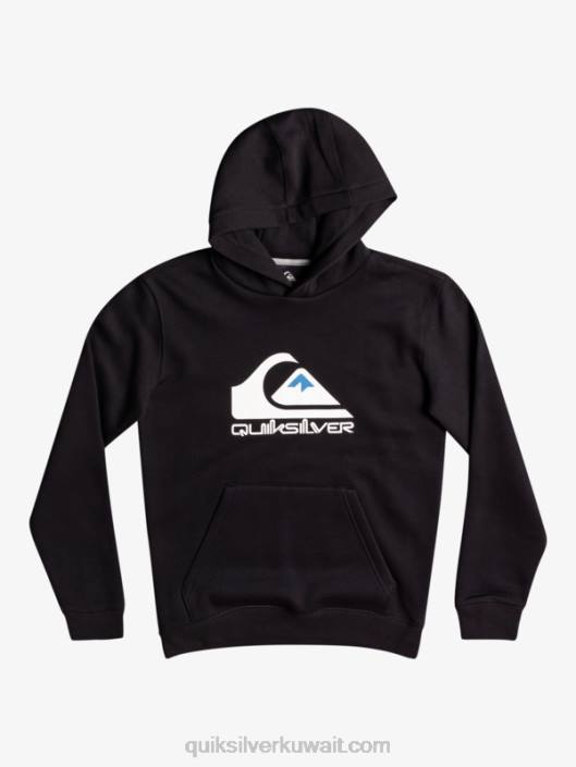 8-16 توب صوف بشعار كبير Quiksilver أولاد 68002248 أسود