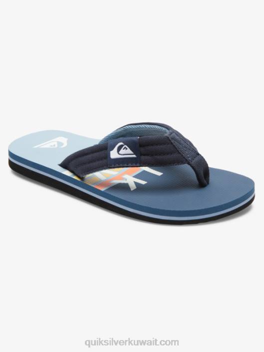 8-16 صندل مولوكاي ليباك شبابي Quiksilver أولاد 68002250 أزرق 3