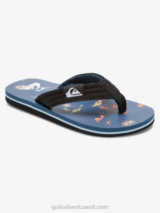 8-16 صندل مولوكاي ليباك شبابي Quiksilver أولاد 68002251 أزرق 4