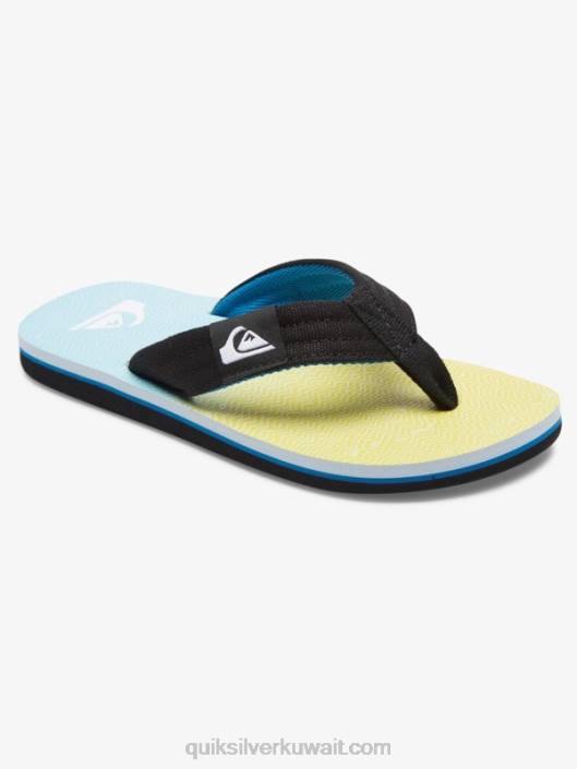 8-16 صندل مولوكاي ليباك شبابي Quiksilver أولاد 68002252 ازرق اصفر