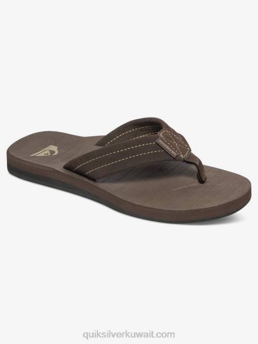 8-16 صندل من جلد الغزال كارفر Quiksilver أولاد 68002283 demitasse - صلب