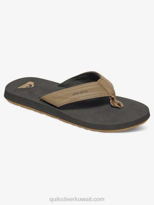 8-16 الصنادل القرد وجع Quiksilver أولاد 68002284 تان - صلب