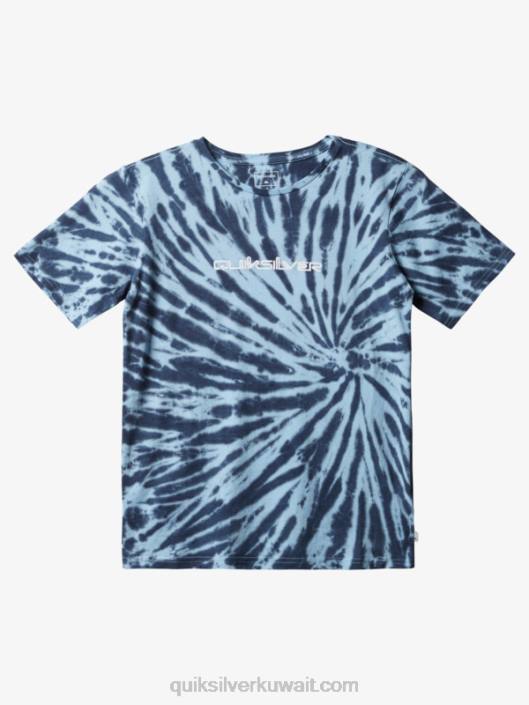 8-16 أومني تي شيرت Quiksilver أولاد 68002311 متجدد الهواء الأزرق