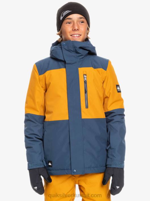 8-16 مهمة كتلة تقنية سترة الثلج Quiksilver أولاد 68002338 شارة زرقاء