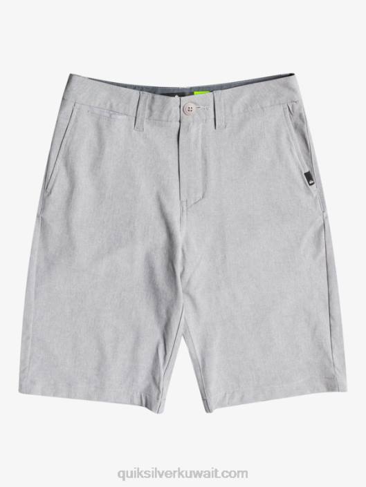 8-16 Union Heather Amphibian 19 شورت هجين Quiksilver أولاد 68002326 البرد