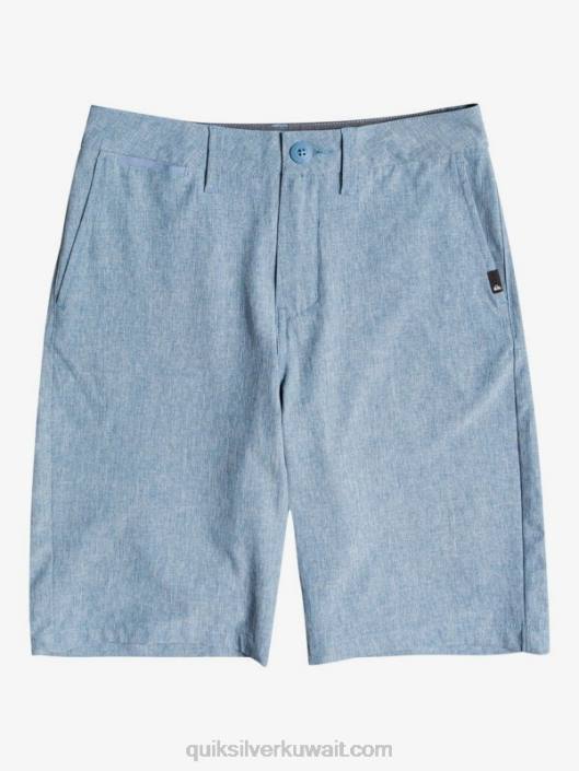 8-16 Union Heather Amphibian 19 شورت هجين Quiksilver أولاد 68002327 النقباء الأزرق