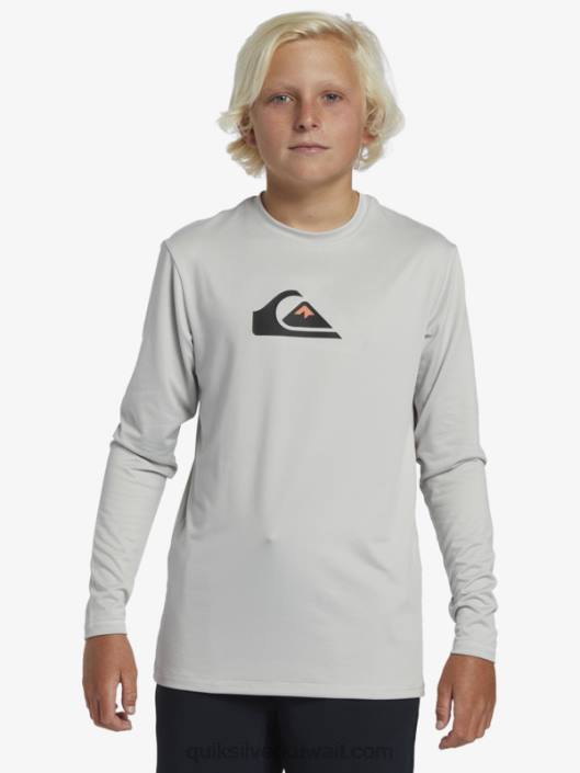 8-16 خط صلب لركوب الأمواج للشباب l / sl Quiksilver أولاد 68002119 البنفسجي الرمادي