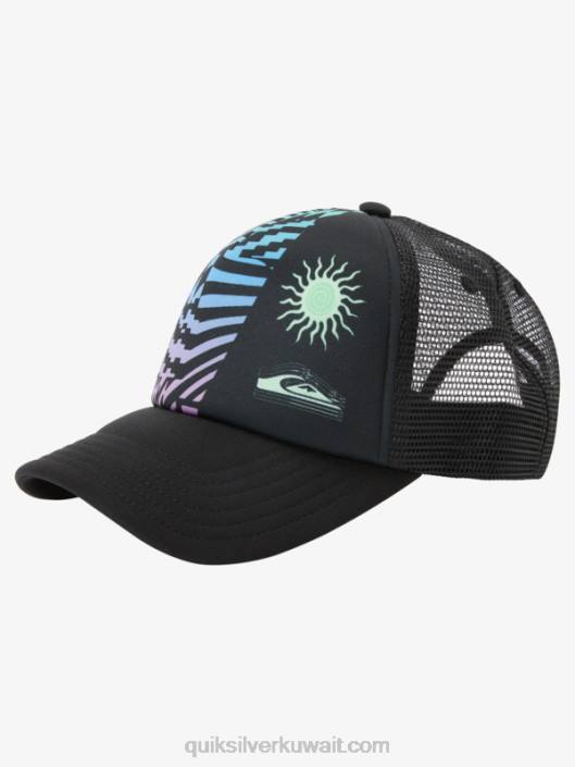 8-16 قبعة snapback قن العقعق Quiksilver أولاد 68001929 أسود