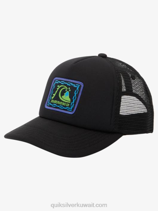 8-16 قبعة snapback الذروة متستر Quiksilver أولاد 68002045 أسود