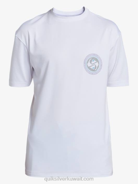 8-16 جلسة مكس upf 50 تزلج بأكمام قصيرة Quiksilver أولاد 68002014 سنو وايت