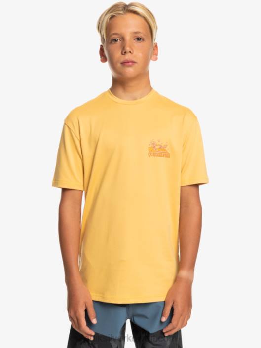 8-16 جلسة مكس upf 50 تزلج بأكمام قصيرة Quiksilver أولاد 68002015 قمح