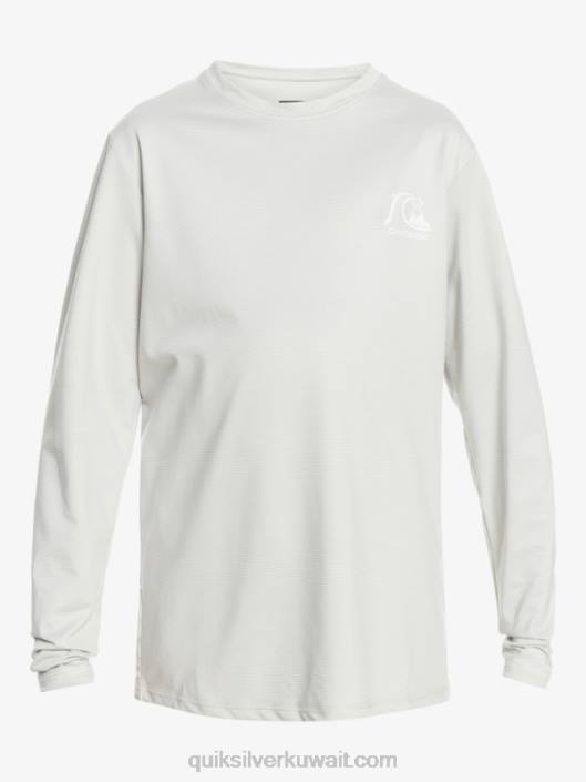 8-16 تي شيرت هيذر هيذر طويل الأكمام upf 50 لركوب الأمواج Quiksilver أولاد 68002198 هيذر رمادي بنفسجي