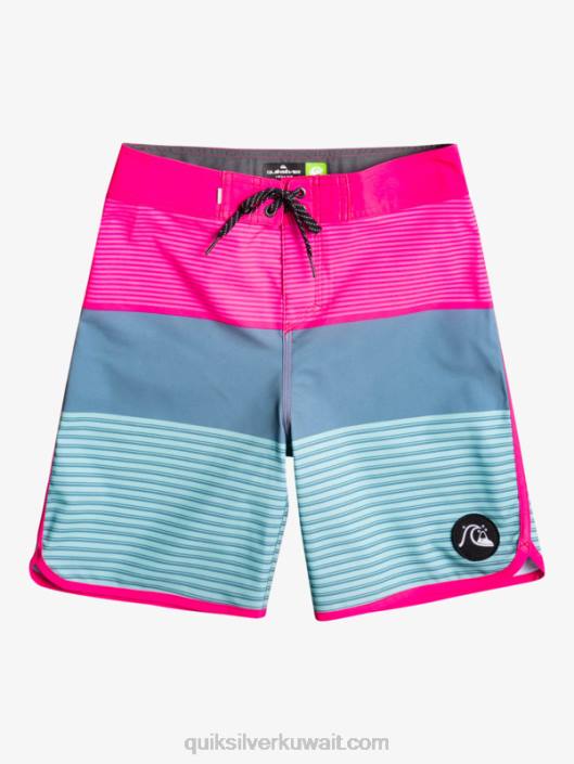 8-16 تيخوانا ركوب الأمواج yth 17 شورت Quiksilver أولاد 68002268 الوردي glo