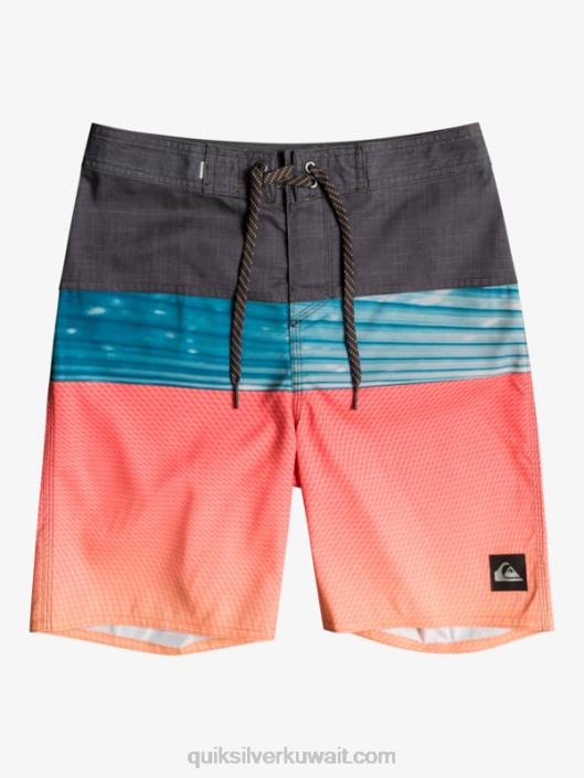8-16 لوحة كل يوم yth 17 boardhort Quiksilver أولاد 68002275 البوب ​​البرتقالي
