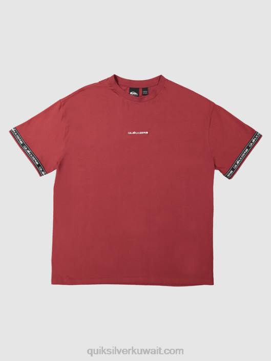 90s تي شيرت Quiksilver x Stab رجال 68001864 نبيذ روبي
