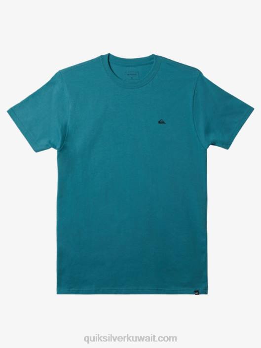 تي شيرت Mw Mini Logo Quiksilver رجال 6800114 بريتاني الأزرق