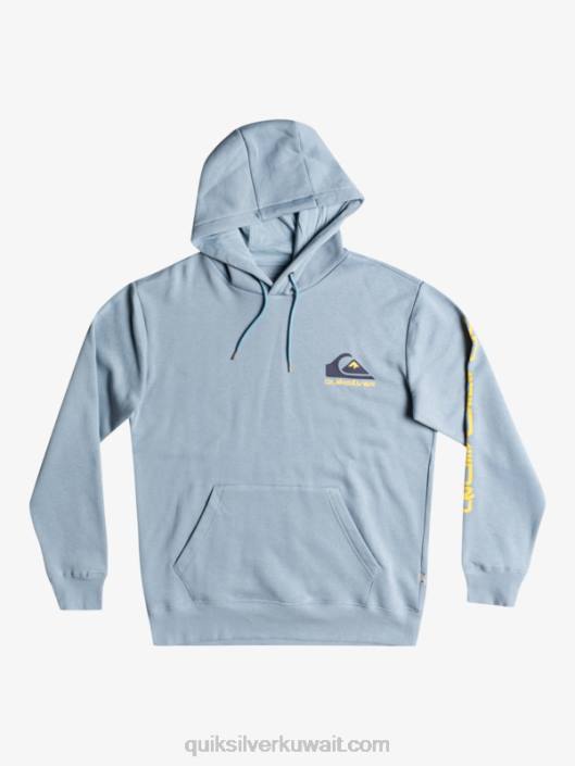 بلوزة من الصوف بغطاء رأس وشعار Omni Quiksilver رجال 68001090 أسود