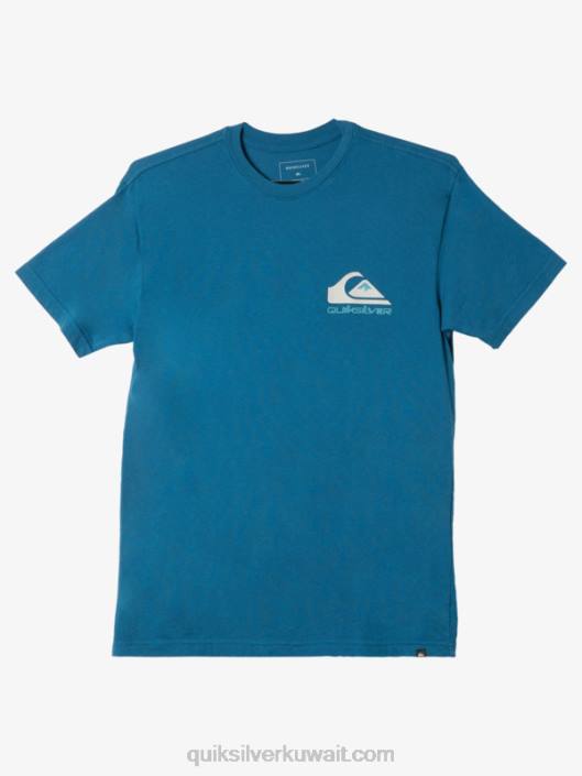 تيشيرت بشعار Omni Quiksilver رجال 6800985 الأزرق المغربي
