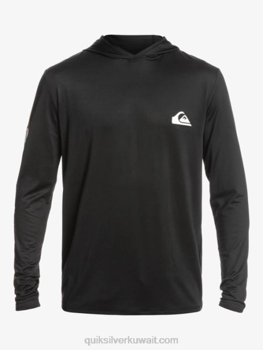 Omni Session upf 50 Long Sleeve Surf Tee Quiksilver رجال 6800773 أسود