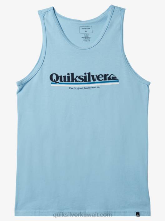 بين السطور تي شيرت Quiksilver رجال 68001002 السماء الزرقاء