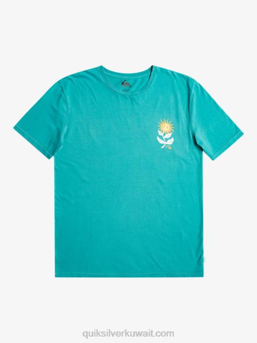 تي شيرت بلوم الشمس Quiksilver رجال 68001021 بريتاني الأزرق