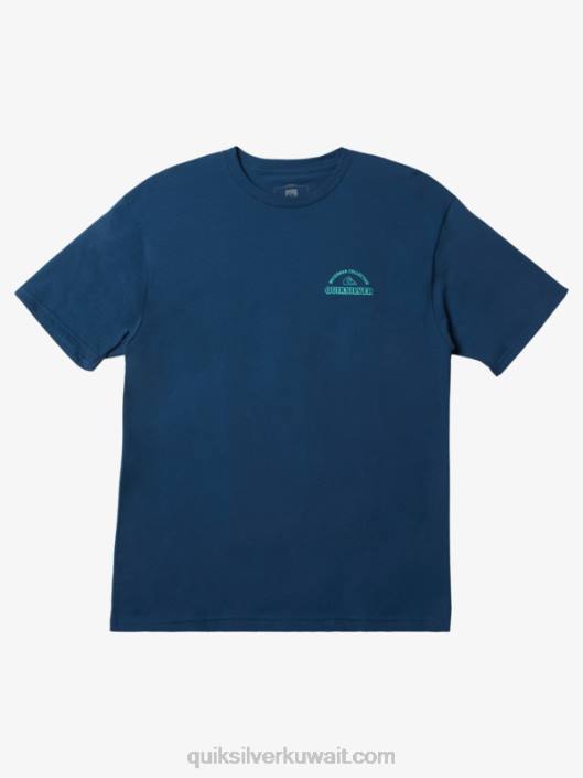 رجل الماء زعانف حتى تي شيرت Quiksilver رجال 68001046 الراية الزرقاء