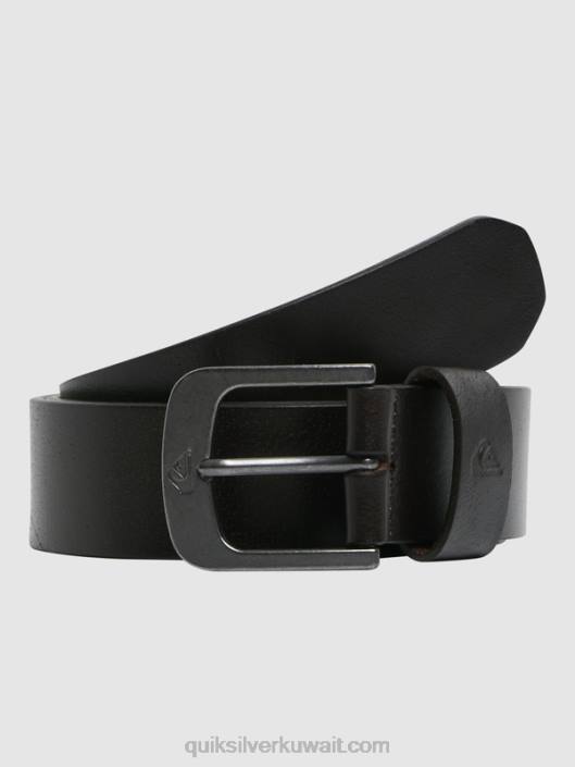 كل يوم حزام جلدي Quiksilver رجال 68001054 شوكولاتة