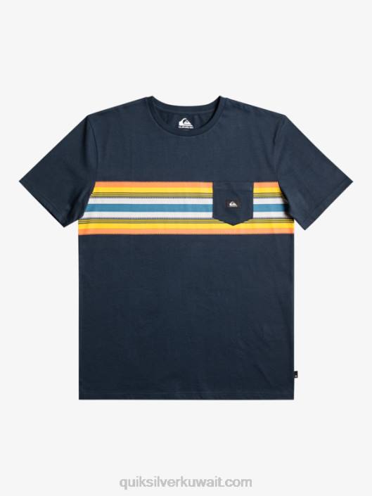 قميص بجيب مخطط Quiksilver رجال 68001064 بليزر كحلي