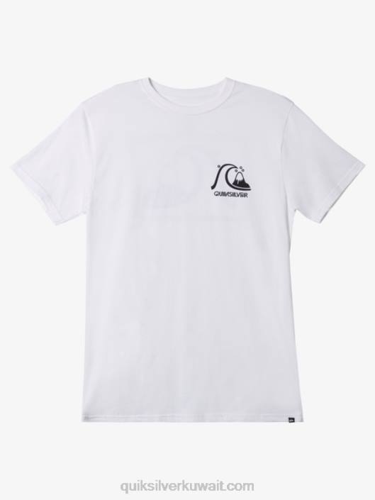 القميص الأصلي Quiksilver رجال 68001067 أبيض