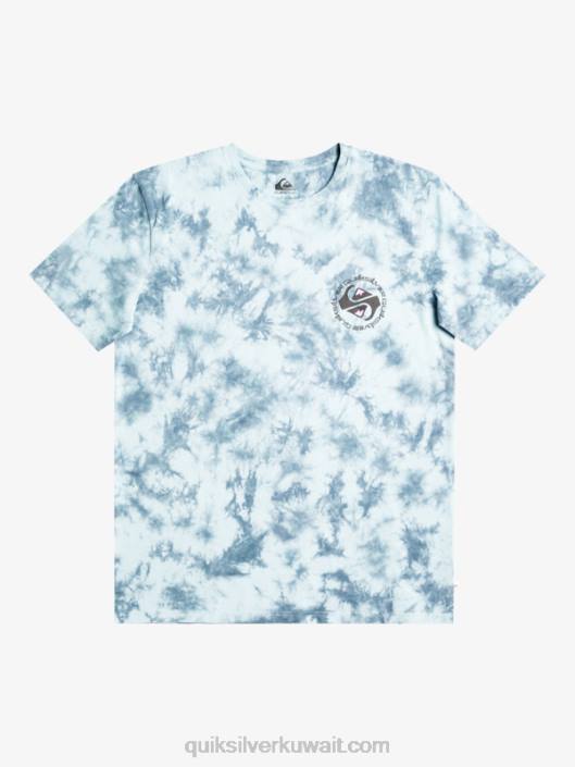 أومني دائرة تي شيرت Quiksilver رجال 68001070 أزرق سماوي