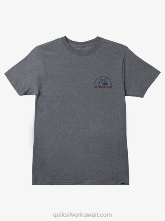 جديد تأخذ تي شيرت وزارة الدفاع Quiksilver رجال 68001072 هيذر رمادي متوسط