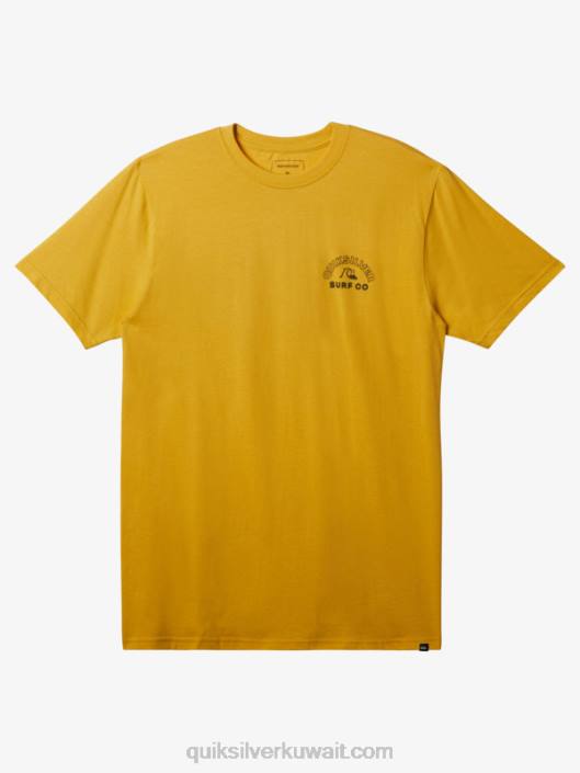 تي شيرت دائم Quiksilver رجال 6800108 صفار أصفر