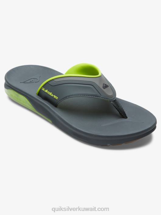 الصنادل انتعاش الرياضيات Quiksilver رجال 68001083 رمادي / أسود / أخضر
