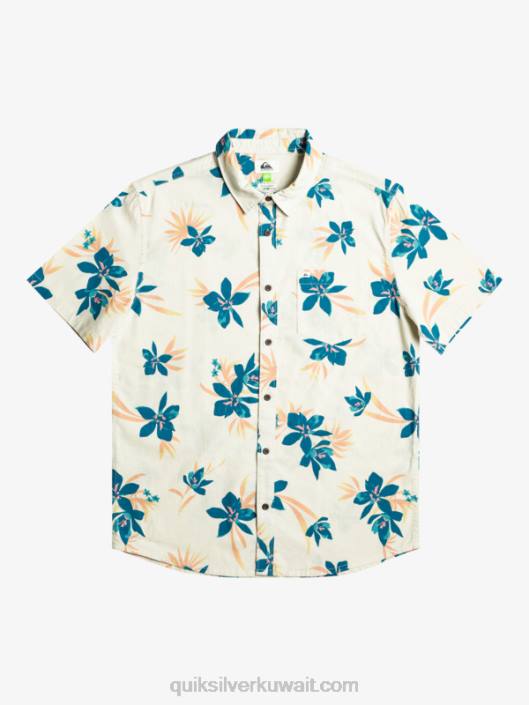 قميص بأكمام قصيرة Quiksilver رجال 68001088 البتولا هوليدازيد