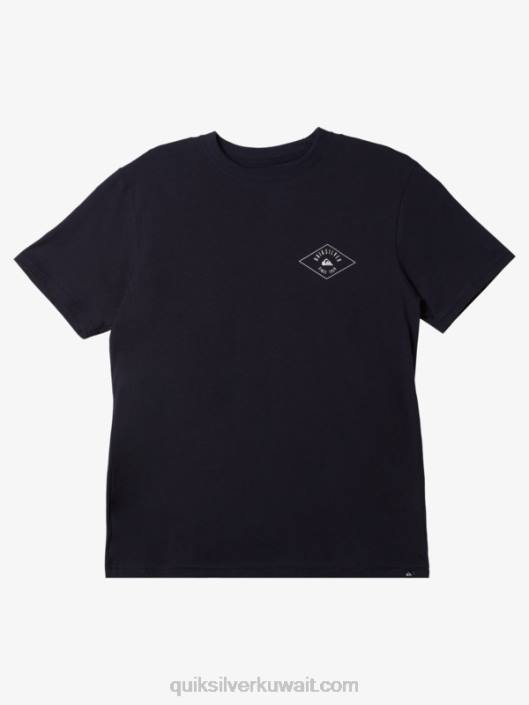 تي شيرت خط دائري Quiksilver رجال 68001120 بليزر كحلي