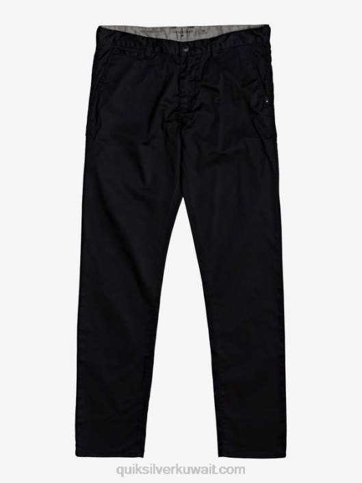 سروال تشينو بجيب الاتحاد اليومي Quiksilver رجال 68001160 أسود