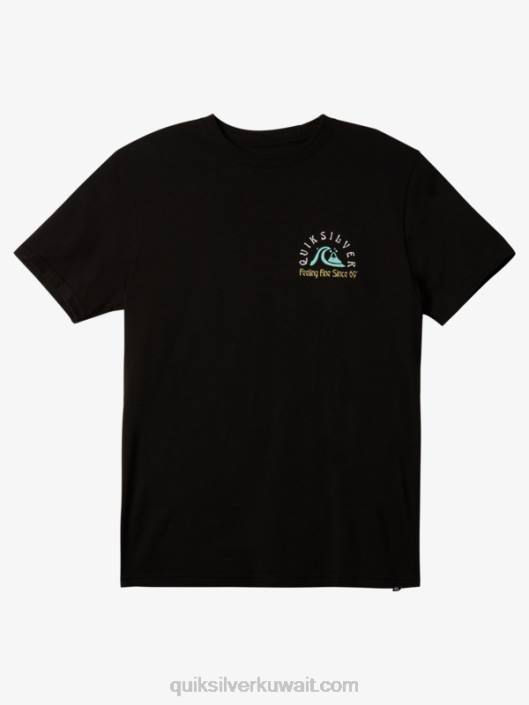 الأصلي برميل تي شيرت Quiksilver رجال 68001172 أسود